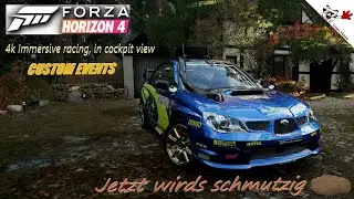 Forza Horizon 4 - 4k 60FPS Custom Events - Immersive cockpit gameplay 005 - Subaru Impreza WRX STI