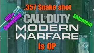 I used .357 Snake shot on Shipment and this happened