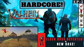 HARDCORE VALHEIM! [Hearth & Home] [Modded] [EP:5] (BOSS & NEW HOUSE!)