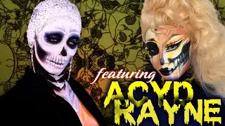 CRYSTAL SKULL MAKEUP | featuring Acyd Rayne! | Snatchoween 2021