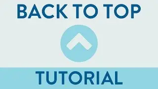 How To Add A Back To Top Button In Wordpress