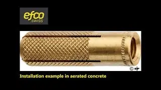 Setting Tutorial for WECO Safety Brass Anchor
