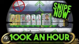 HOW TO MAKE 100K AN HOUR! FIFA 18 SNIPING FILTERS & MASS BIDDING FILTERS! FIFA 18 TRADING METHOD