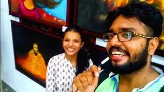 വിരൽതുമ്പിൽ വിടർന്ന വിസ്‌മയം PUTHU PULARI - Art Exhibition | TRIVANDRUM | TRAVEL WITH NIKHIL RAM