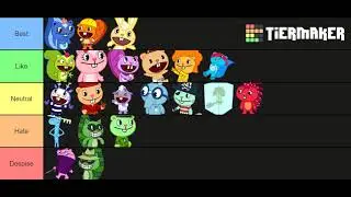 My Happy Tree Friends Character Tier List
