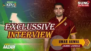 Umar Akmal | Jammu Janbaz | Exclusive Interview | Aqeel Samar | #KPL Season 2 | Suno Digital