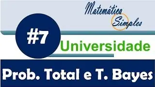 Aula 7 Ensino Universitário- Teorema da Probabilidade Total e Regra de Bayes