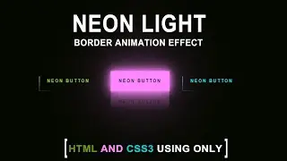 HTML&CSS NEON BUTTON | FUNNY CODE