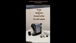Multifunctional Coffee Machine - Kcup- Nespresso-Ground Coffee- Capsule coffee maker for single cup