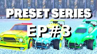 PRESET SERIES EP#3 ( Dissolver Black Market Decal ) | Car Designs Rocket League