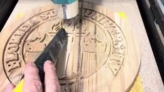 FSU logo V carve - IDC 1/8&rdquo; Badger clearing bit. 