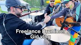 GHOST TOWN Gig in Remote Alaska | Freelance Drummer Live Gig Vlog
