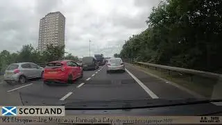 M8 Glasgow - The Motorway Through a City 2020 SCOTLAND Dashcam WWW.TOFIL.NET