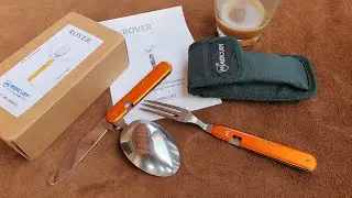Mercury ROVER, praktisches Camping & Reise Besteckset - Made in Maniago!