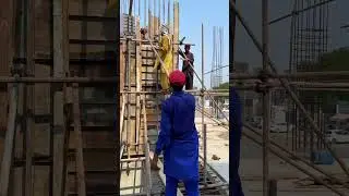 Alhamdulillah! Progressing steadily&mdash;first-floor columns and lift steel bar bending completed.