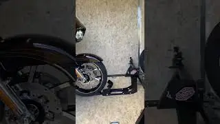 The Bolt It On universal roll-on wheel chock in action!