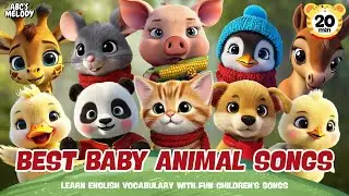 BEST BABY ANIMAL SONGS #1 | Fun Kids Songs & Nursery Rhymes | Learn English
