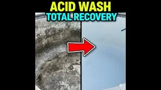 Acid Washing to remove Very heavy staining in Gunite Plaster Pool.  #poolcleaning #gunitepools
