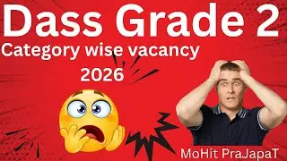 Dass Grade 2 vacancy category wise 2026 #shorts #viral #yt #kvs #nvs #emrs #dsssb #upsc #exam #tcs 