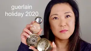 guerlain holiday 2020 | l'essential natural longwear foundation bronzing powder, meteorites