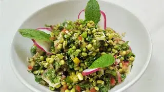 Sweet Green Gram Sprout Salad  | Diet Salad| Moong Sprouts Salad | Ala Carte Recipe