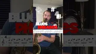 Blues Phrases for Sax!  #jazz #saxophone #blues #saxschoolonline #saxsheetmusic #saxophonelessons