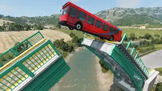 Cars vs Bascule Bridge &mdash; BeamNG.Drive &mdash; Rescind Gaming