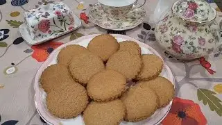 Super healthy & simple bran cookies. بيسكوي النخالة الصحي و سهلة التحضير