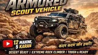 Armored Scout Vehicle | Desert Tactical Car | Extreme Rock Climber Off-Road Monster | VIP