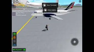 Plane Spooting At Fin Whale International Airport ( Airplane Simulator Roblox ) #roblox