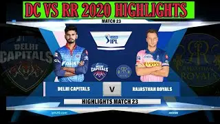 DC VS RR 2020 HIGHLIGHTS | DC VS RR HIGHLIGHTS MATCH 2020 | DC VS RR HIGHLIGHTS 2020