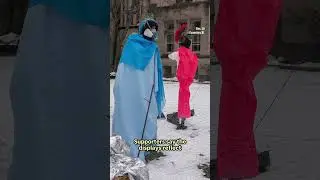 Church Nativity scenes add zip ties, gas masks and ICE to protest immigration raids
