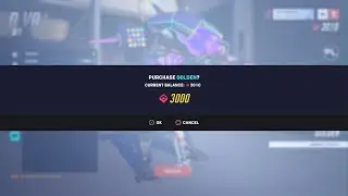 Unlocking my first golden gun in Overwatch 2!