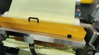 Hot Melt Coater Material Testing: Coated Paper & Release Paper Lamination