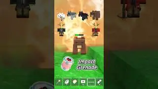 New Weapon Impact Grenade 🧨 99 nights in the forest #99nightintheforest #99nights #roblox