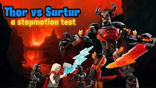 Thor vs Surtur! | A Lego stopmotion test!