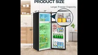 Review: Upstreman BD75 &ndash; Compact 7.7 Cu.Ft Double‑Door Fridge for Apartments & Offices