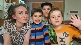 Пирог зебра 🦓 и куча детей Zebra cake