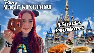 Probando 5 Snacks POPULARES en Magic Kingdom | Disney World