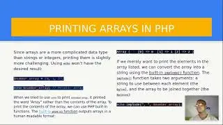 7 & 8. Arrays and Associative Arrays in PHP