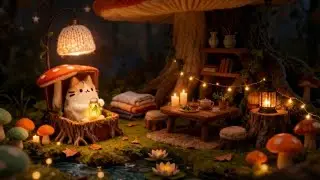 Guided by the gentle light. 🌟 / Soothing Winter Night Jazz