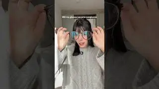 Проверяю, превратятся ли мои очки в солнцезащитные! #линзыпереходника #солнцезащитныеочки #сенлоран