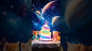 birthday celebration on galaxy #birthday #happybirthday #singer #music #cat #adoreble #cute