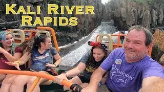 Kali River Rapids - Full Ride - Slow Motion Drop