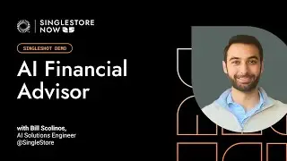 AI Financial Advisor Demo: Real-Time Portfolios & Market Insights | SingleStore Now 2025