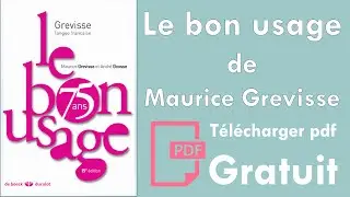 Le bon usage de Maurice Grevisse