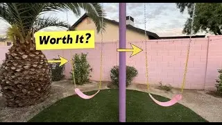 Backyard Swing Set Accessories That Kids Love! Pink Swing Seats