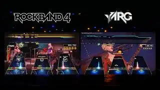 Rock Band 4 vs YARG - Gameplay Comparison