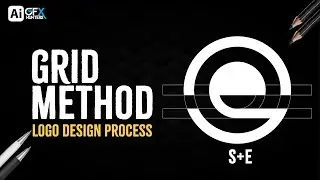 How To Design Monogram Logo In Grid-Based | Adobe Illustrator Tutorial