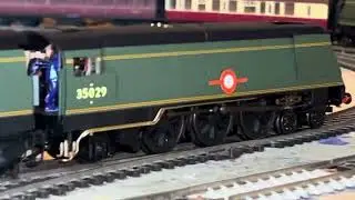 35022 & 35029 in action for the last time- for a while anyway.